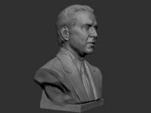 Nicolas Cage 3D-printmodel