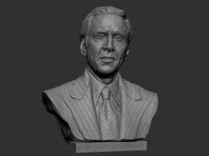 Nicolas Cage 3D-printmodel