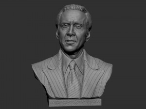 Nicolas Cage 3D-printmodel