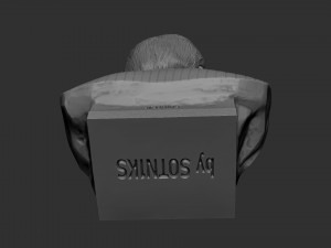 Nicolas Cage 3D-printmodel