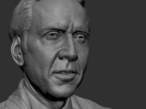 Nicolas Cage 3D-printmodel