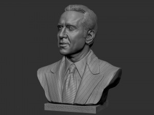 Nicolas Cage 3D-printmodel