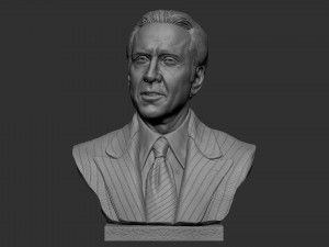 Nicolas Cage 3D-printmodel