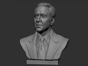 Nicolas Cage 3D-printmodel