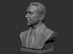 Nicolas Cage 3D-printmodel