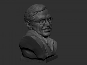 Stephen Hawking Modelo de Impressão 3D