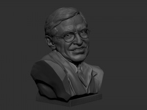 Stephen Hawking Modelo de Impressão 3D