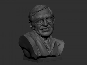 Stephen Hawking Modelo de Impressão 3D