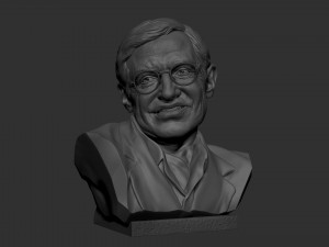 Stephen Hawking Modelo de Impressão 3D