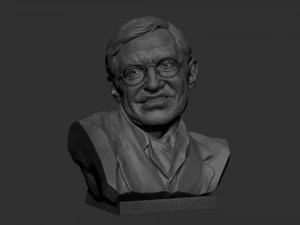 Stefan Hawking 3D printmodel
