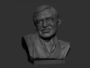 Stephen Hawking Modelo de Impressão 3D