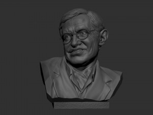Stephen Hawking Modelo de Impressão 3D