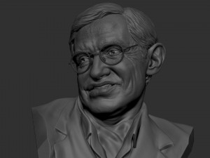 Stephen Hawking Modelo de Impressão 3D