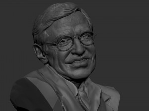 Stephen Hawking Modelo de Impressão 3D