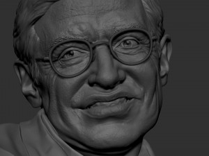 Stephen Hawking Modelo de Impressão 3D