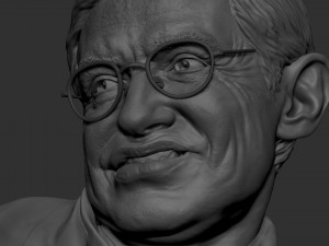 Stephen Hawking Modelo de Impressão 3D
