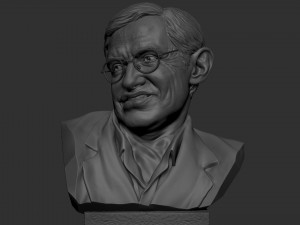 Stephen Hawking Modelo de Impressão 3D