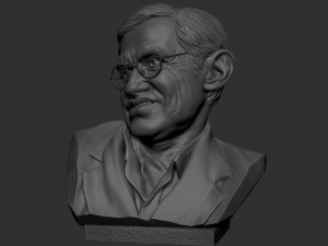 Stephen Hawking Modelo de Impressão 3D