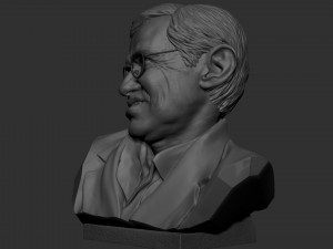 Stephen Hawking Modelo de Impressão 3D