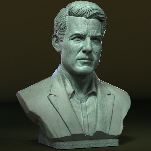 Tom Cruise Modello di stampa 3D .c4d .max .obj .3ds .fbx .stl .blend 