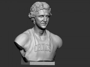 Larry Joe Bird 3Dプリントモデル