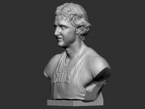Larry Joe Bird 3Dプリントモデル