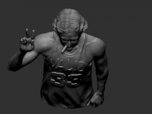 Larry Bird jewerly 3D Print Model
