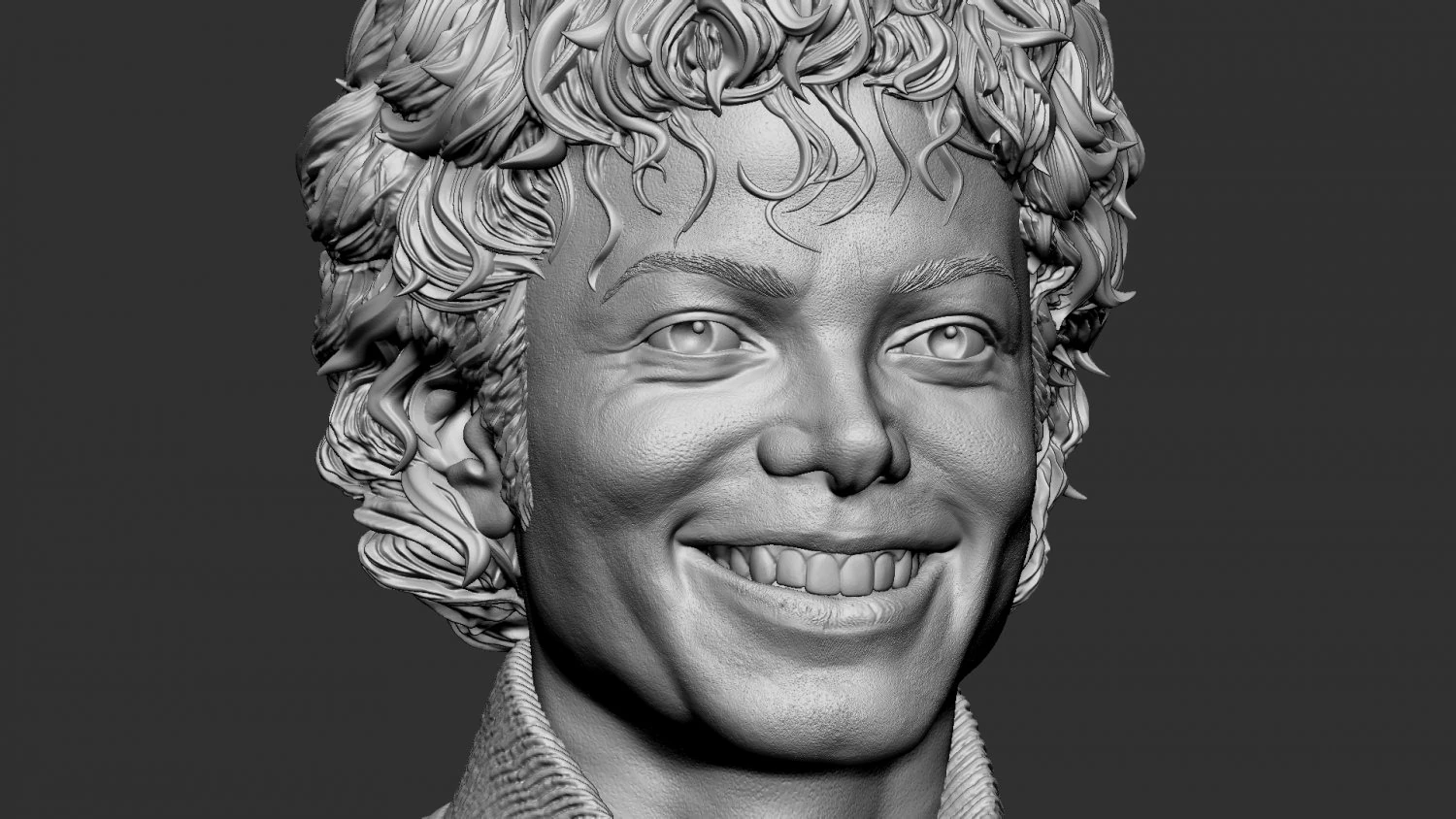 Michael Jackson 3D Print Model .c4d .max .obj .3ds .fbx .stl .blend 