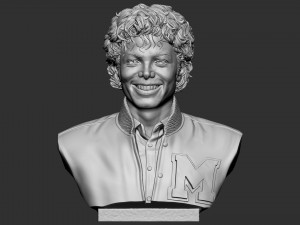 Michael Jackson 3D-Druckmodell