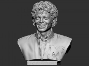 Michael Jackson 3D-Druckmodell