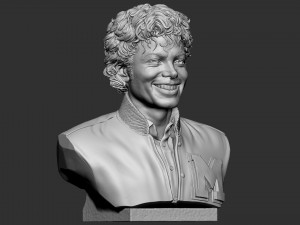 Michael Jackson 3D-Druckmodell