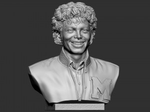 Michael Jackson 3D-Druckmodell