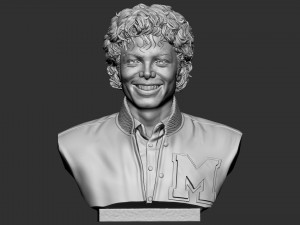 Michael Jackson 3D-Druckmodell