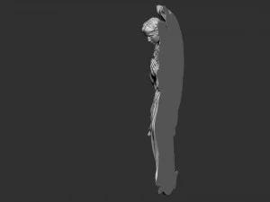Angel Bas-Relief 1 3D Print Model
