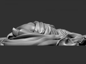Angel Bas-Relief 2 3D Print Model
