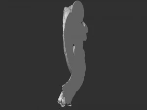Angel Bas-Relief 2 3D Print Model
