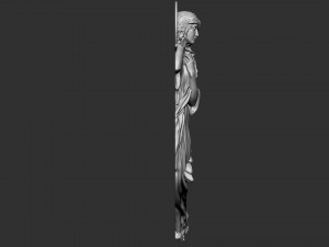 Angel Bas-Relief 2 3D-printmodel