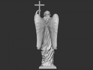 Angel statue 01 3D प्रिंट मॉडल