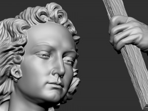 Angel statue 01 3D प्रिंट मॉडल