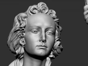 Angel statue 01 3D Print Model