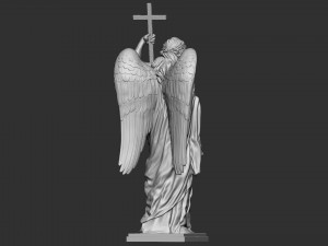 Angel statue 01 3D प्रिंट मॉडल
