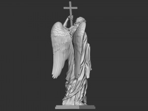 Angel statue 01 3D प्रिंट मॉडल
