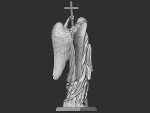Angel statue 01 3D Print Model