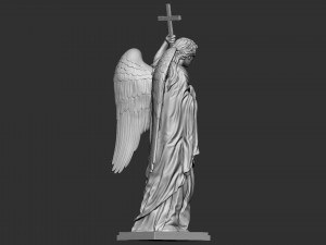Angel statue 01 3D प्रिंट मॉडल