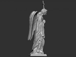 Angel statue 01 3D प्रिंट मॉडल