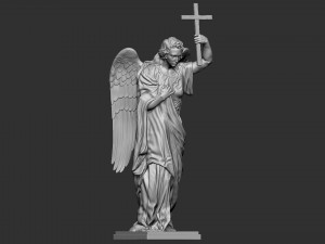 Angel statue 01 3D प्रिंट मॉडल