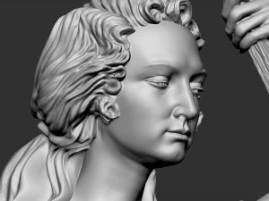 Angel statue 01 3D Print Model