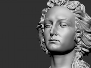 Angel statue 01 3D प्रिंट मॉडल