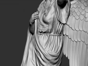 Angel statue 01 3D Print Model