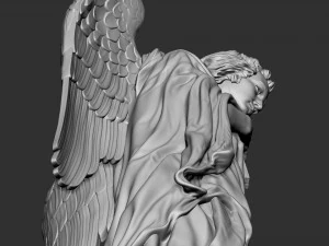 Angel statue 01 3D Print Model